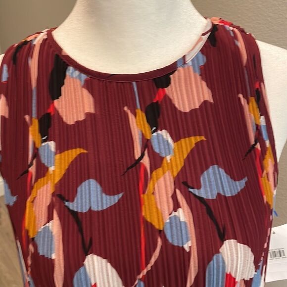 Halogen Burgundy Liza Floral Dress - Picture 5 of 7